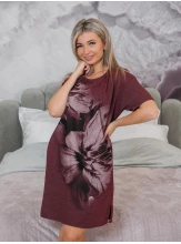 Туника Вивьен бордо (кулирка)